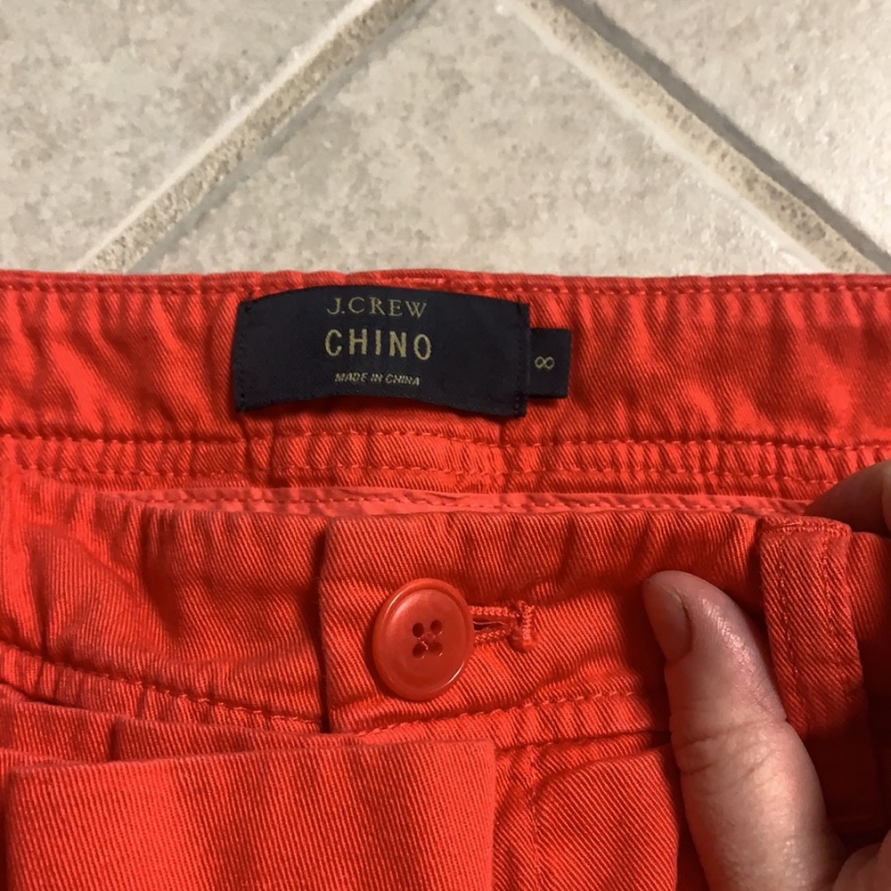 Red JCrew shorts - Picture 3 of 3